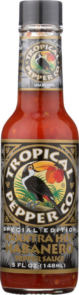 TROPICAL PEPPER: Xxxxtra Hot Habnero Pepper Sauce, 5 oz