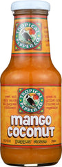 TROPICAL PEPPER: Mango Coconut Pepper Sauce, 10.5 oz