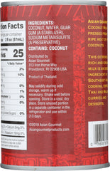 ASIAN GOURMET: Coconut Milk Lite, 13.5 fo