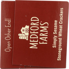 MEDFORD FARMS: Crackers Wheat Sesame, 8.8 oz
