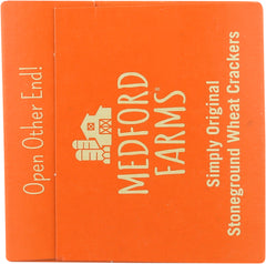 MEDFORD FARMS: Crackers Wheat Original, 8.8 oz