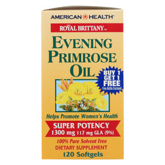 AMERICAN HEALTH: Royal Brittany Evening Primrose Oil 1300 MG Twinpack 120sg, 2 pc