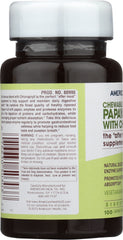AMERICAN HEALTH: Papaya Enzyme with Chlorophyll Chewable, 100 Tablets