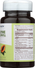 AMERICAN HEALTH: Papaya Enzyme with Chlorophyll Chewable, 100 Tablets