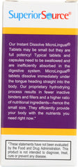 SUPERIOR SOURCE: No Shot Cyanocobalamin B-12 1,000 mcg, 100 tb