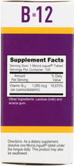 SUPERIOR SOURCE: No Shot Cyanocobalamin B-12 1,000 mcg, 100 tb