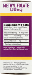 SUPERIOR SOURCE: Methylfolate 1000mcg, 60 tb