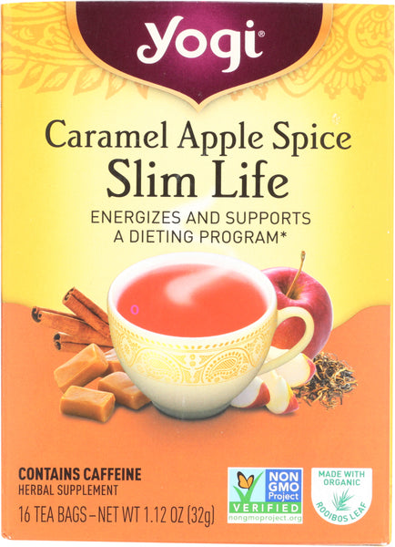 YOGI TEAS: Tea Slim Life Caramel Apple Spice, 16 bg