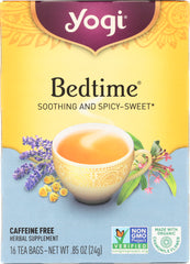 YOGI TEA: Bedtime Tea with Organic Chamomile, 16 Tea Bags