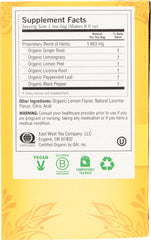 YOGI TEA: Lemon Ginger Organic Tea Caffeine Free, 16 Tea Bags