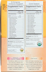 YOGI TEAS: Cold Season Tea Sampler Caffeine Free, 16 Tea Bags