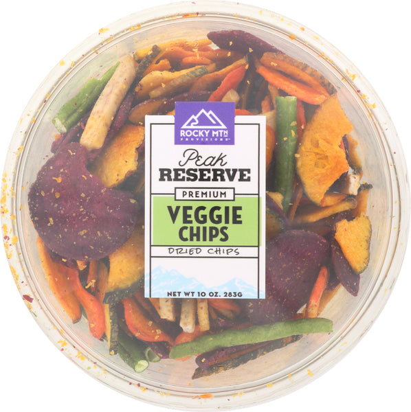 PEAK RESERVE: Chips Veggies Salted, 10 oz