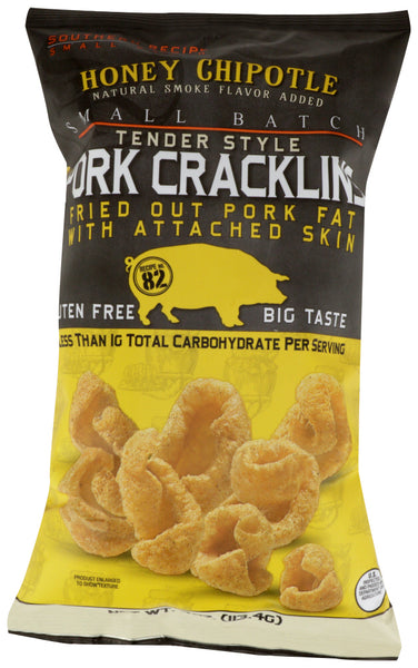 SOUTHERN RECIPE SMALL BATCH: Honey Chipotle Pork Rind, 4 oz