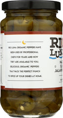 RIO LUNA: Organic Nacho Sliced Jalapeno Peppers, 12 oz