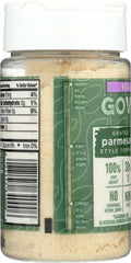 GO VEGGIE: Vegan Grated Parmesan Style Topping, 4 oz