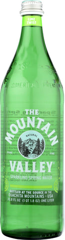 MOUNTAIN VALLEY: Water Sparkle Lime, 1 lt