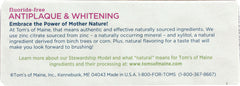 TOM'S OF MAINE: Antiplaque & Whitening  Peppermint Toothpaste, 1 oz