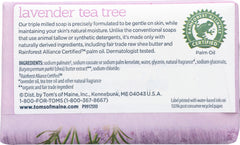 TOMS OF MAINE: Soap Bar Lavender Tea Tree, 5 oz