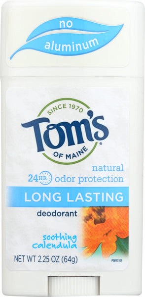 TOM'S OF MAINE: Natural Long Lasting Deodorant Soothing Calendula, 2.25 oz