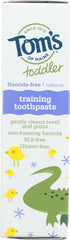 TOMS OF MAINE: Toddler Fluoride-Free Natural Training Toothpaste Mild Fruit, 1.75 oz