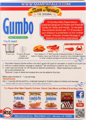 MAM PAPAULS: Gumbo Mix with Roux, 3.5 oz