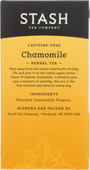 STASH TEA: Chamomile Herbal Tea, 20 bg