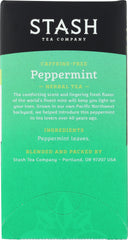 STASH TEA: Premium Peppermint Herbal Tea Caffeine Free 20 Tea Bags, 0.7 oz