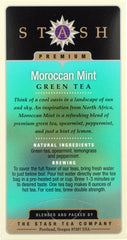 STASH TEA: Green Tea Moroccan Mint 20 Tea Bags, 0.9 oz