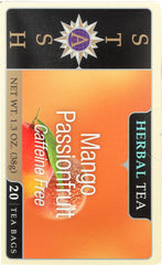 STASH TEA: Mango Passionfruit Herbal Tea Caffeine Free 20 Tea Bags, 1.3 oz