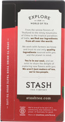 STASH TEA: Black Tea Double Spice Chai 18 tea bags, 1.1 oz