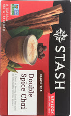 STASH TEA: Black Tea Double Spice Chai 18 tea bags, 1.1 oz