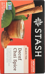 STASH TEA: Decaf Tea Chai Spice 18 Tea Bags, 1.1 oz