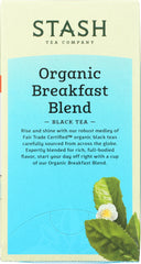 STASH TEA: Organic Breakfast Blend Tea, 18 bg