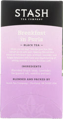 STASH TEA: Breakfast In Paris Black Tea, 18 bg