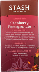 STASH: Cranberry Pomegranate Herbal Tea, 1.1 oz