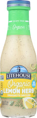 LITEHOUSE: Organic Lemon Herb Vinaigrette Dressing, 11.25 fl oz