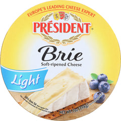 PRESIDENT: Brie Cheese Light, 7 oz