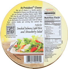 PRESIDENT: Brie Cheese Light, 7 oz