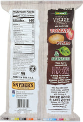 EATSMART: Organic Veggie Straws, 6 oz