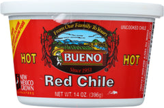 BUENO: Red Chile Hot Puree, 14 oz
