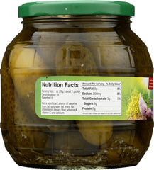 KUHNE: Garlic Barrel Pickles, 34.2 oz