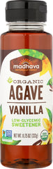 MADHAVA: Organic Agave Vanilla, 11.75 oz