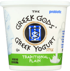 THE GREEK GODS: Traditional Plain Greek-Style Yogurt, 24 oz