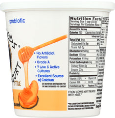 THE GREEK GODS: Greek Style Yogurt Honey Peach, 24 oz