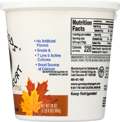 GREEK GOD: Yogurt Greek Maple, 24 oz