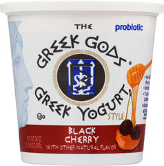 THE GREEK GODS: Black Cherry Greek-Style Yogurt, 24 oz