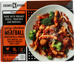 CAESARS KITCHEN: Spicy Chicken Meatball Spaccatelli Pasta, 8.50 oz