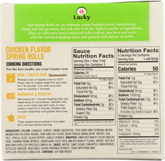 LUCKY: Chicken Flavor Spring Rolls, 8.5 oz