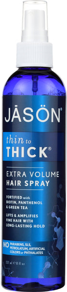 JASON: Thin to Thick Extra Volume Hair Spray, 8 oz