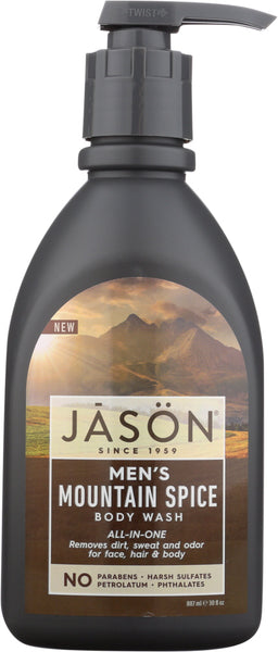 JASON: Wash Men All One Mountain Spice, 30 oz